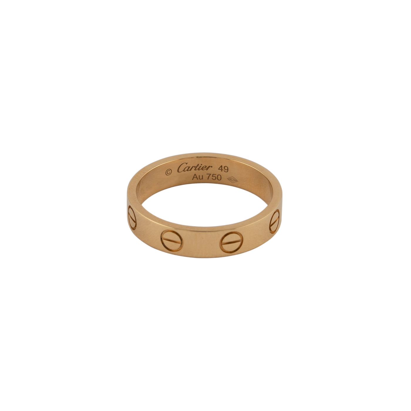 Cartier 18K Yellow Gold Love Wedding Band