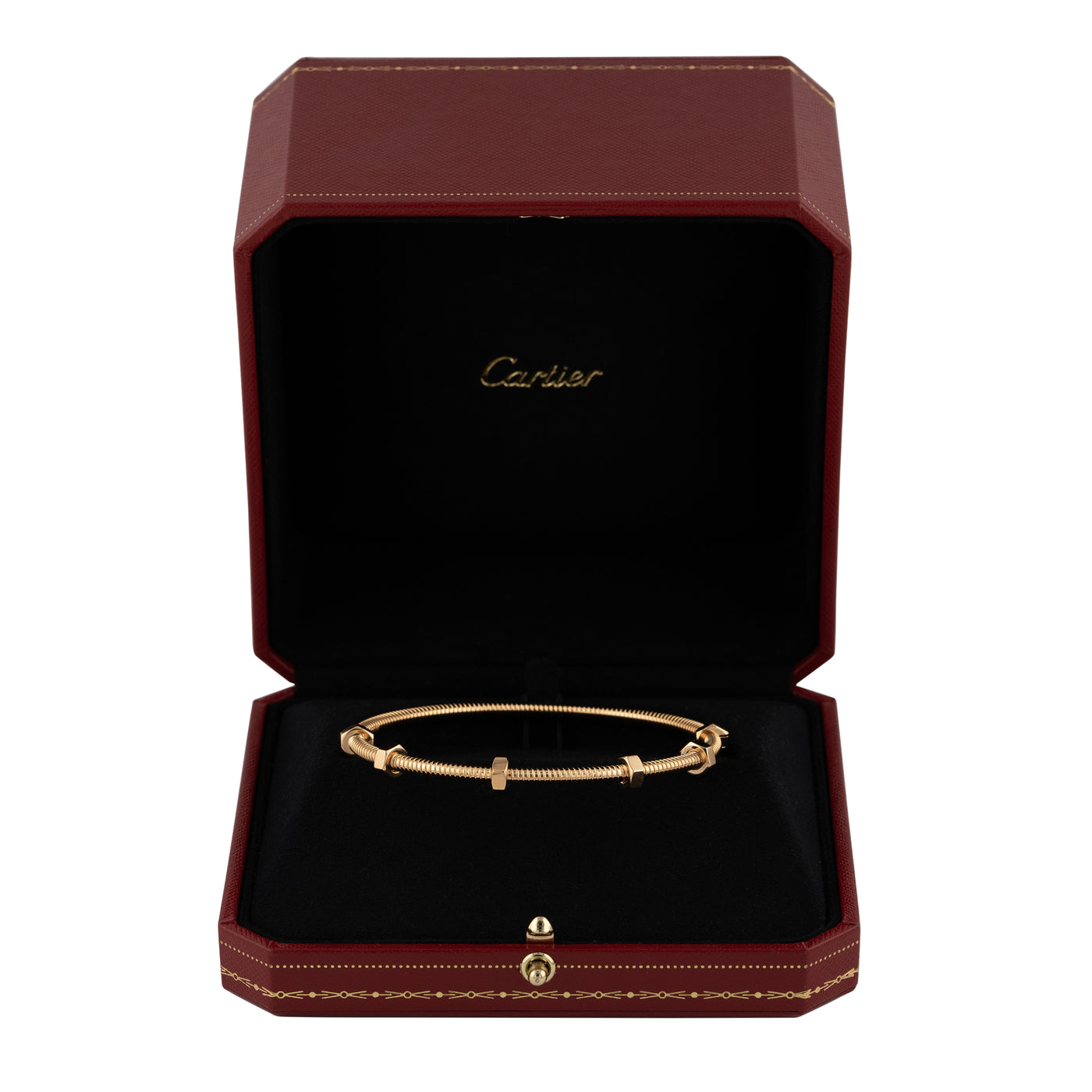 Cartier 18K Yellow Gold Écrou Bracelet