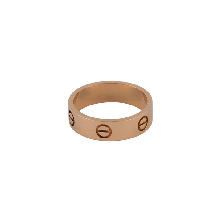Cartier 18K Rose Gold Love Ring CRB4084857 – East Coast Jewelry