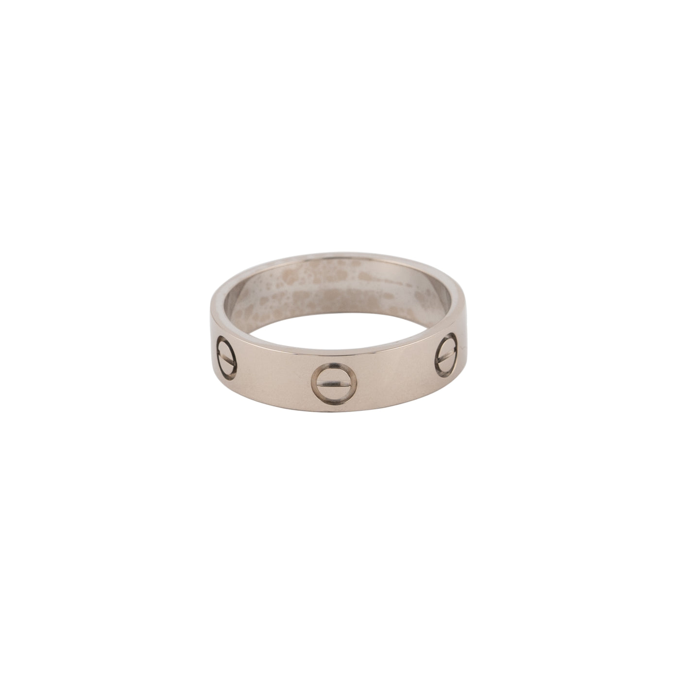 Cartier 18K White Gold Love Ring