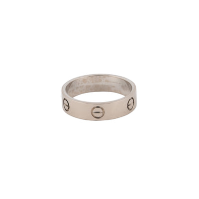 Cartier 18K White Gold Love Ring