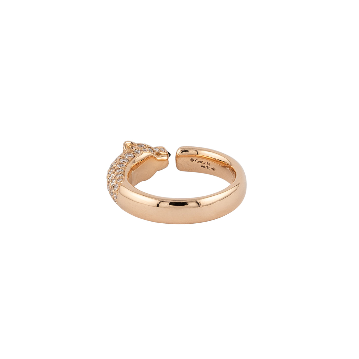 Cartier 18K Rose Gold Panthère de Cartier Ring