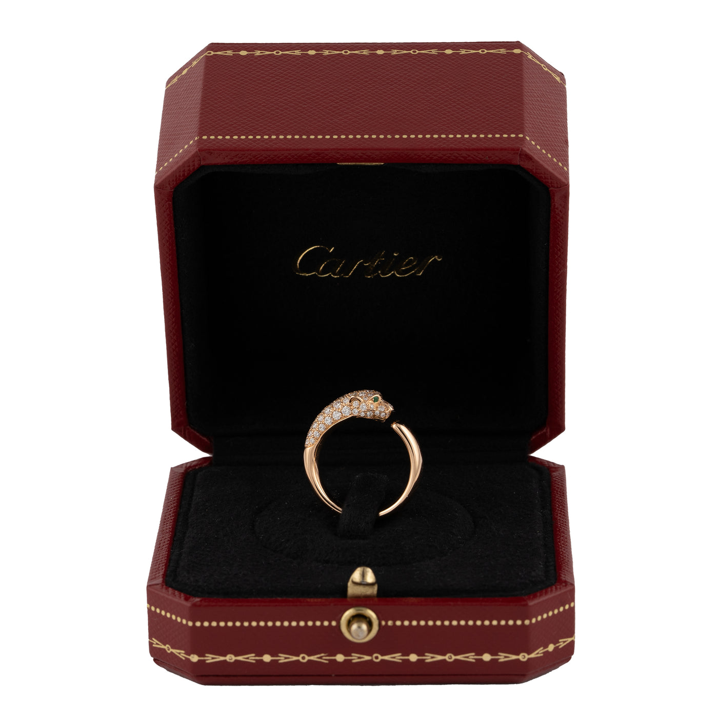 Cartier 18K Rose Gold Panthère de Cartier Ring