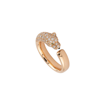 Cartier 18K Rose Gold Panthère de Cartier Ring