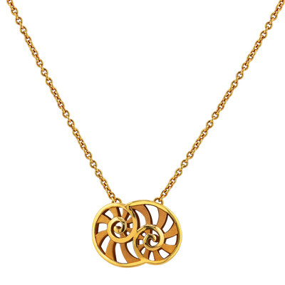 Carrera Y Carrera 18K Yellow Gold Shell Necklace