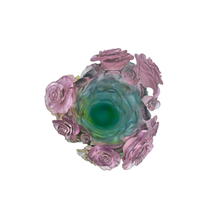 Daum Rose Passion Vase in Green & Pink – East Coast Jewelry