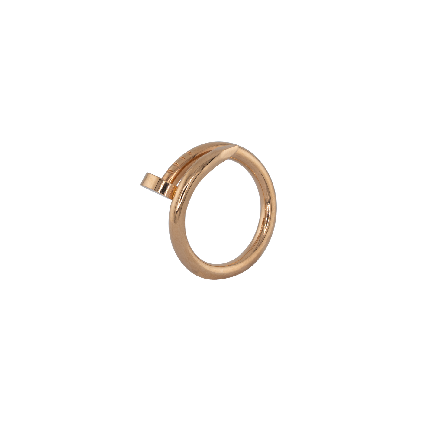 Cartier 18K Rose Gold Juste un Clou Ring, Classic Model