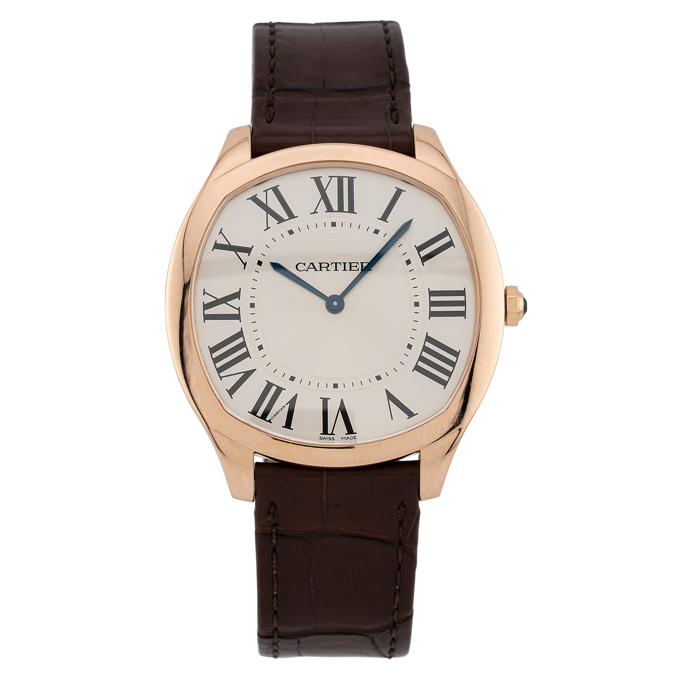 Cartier Drive de Cartier Rose Gold Silver Dial WGNM0006