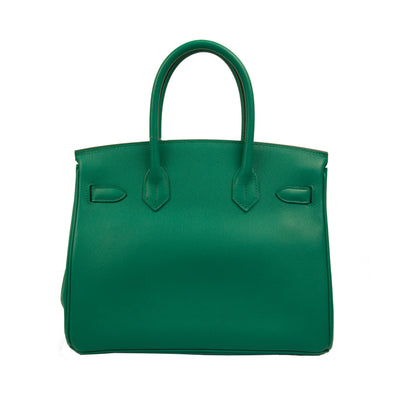 Hermes Birkin 30 Vert Jade Green Epsom With Gold Hardware