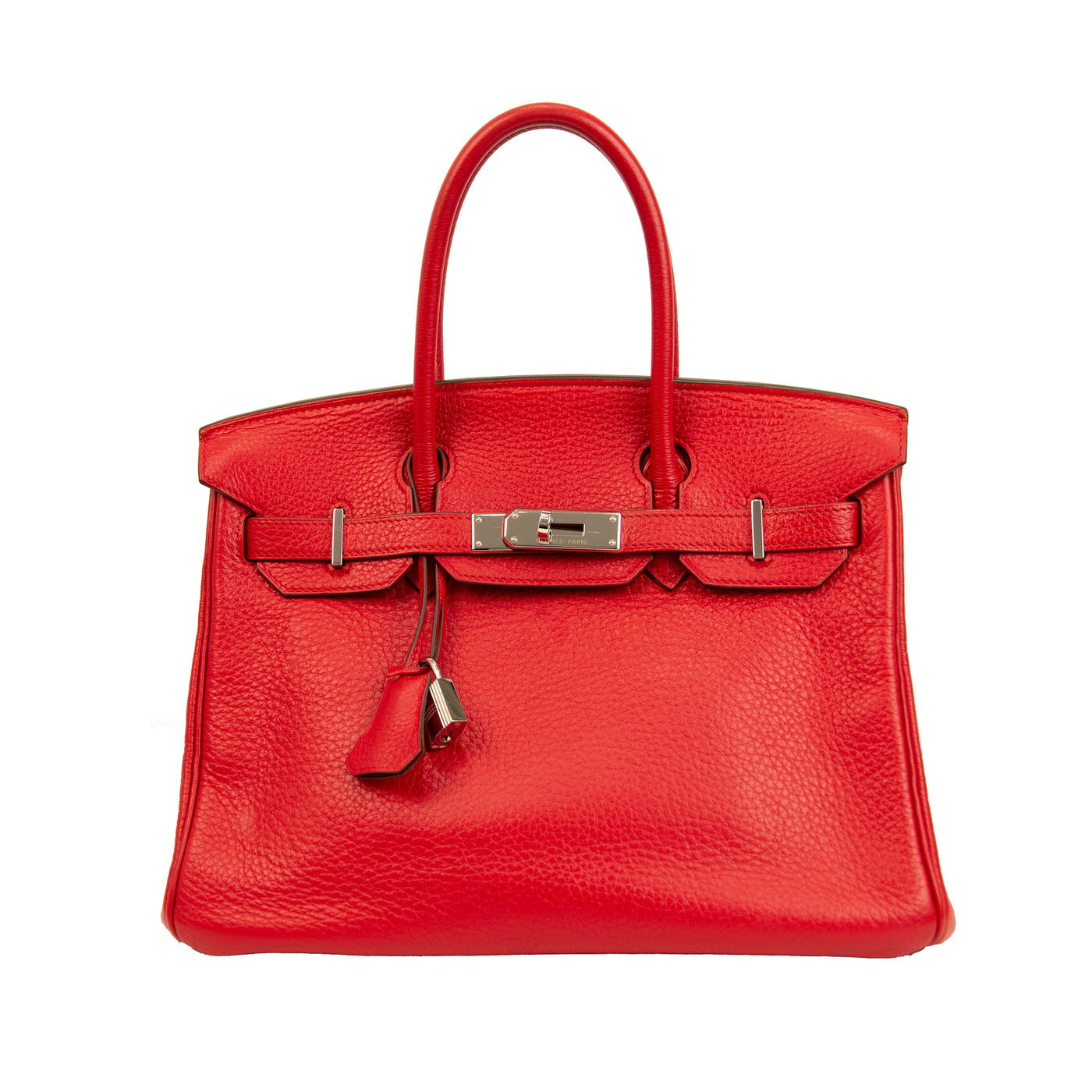 Hermes Birkin 30 Red Togo with Palladium Hardware