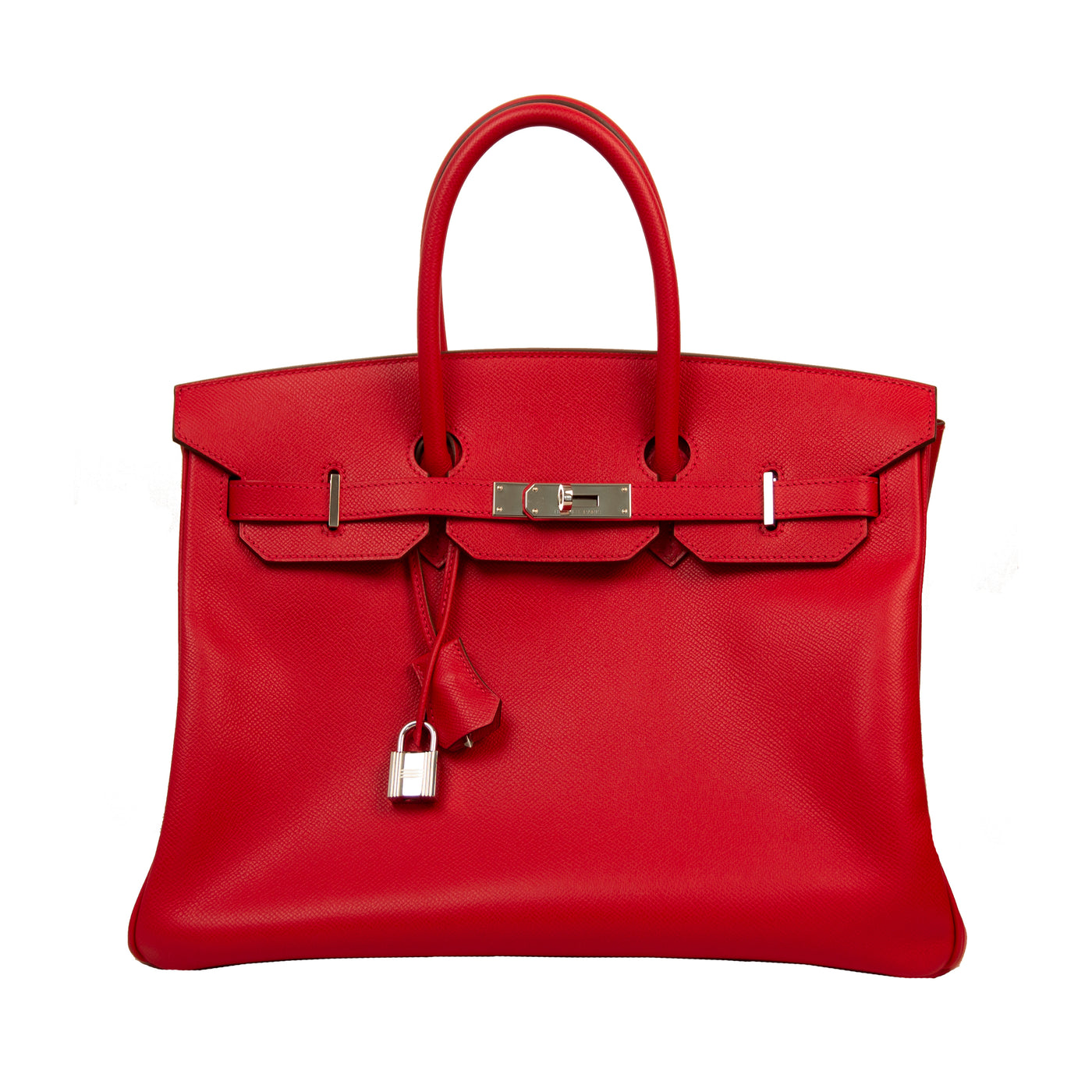 Hermes Birkin 35 Rouge VIF Epsom with Palladium Hardware