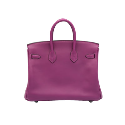Hermes Birkin 25 Anemone Swift with Palladium Hardware