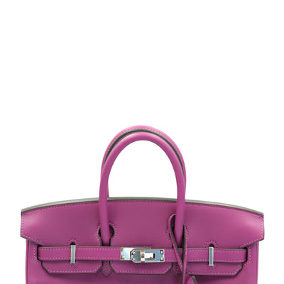 Hermes Birkin 25 Anemone Swift with Palladium Hardware