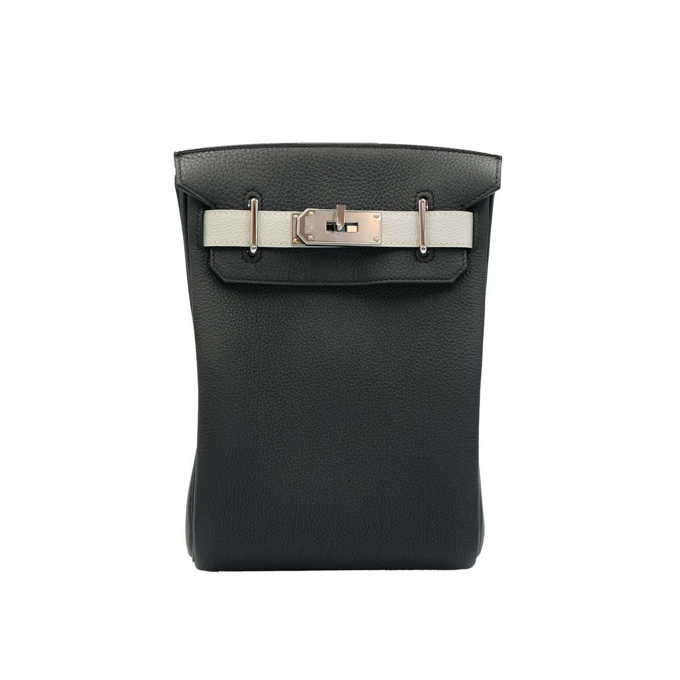 Hermes Hac A Dos PM HSS Black Veau Togo with Palladium Hardware