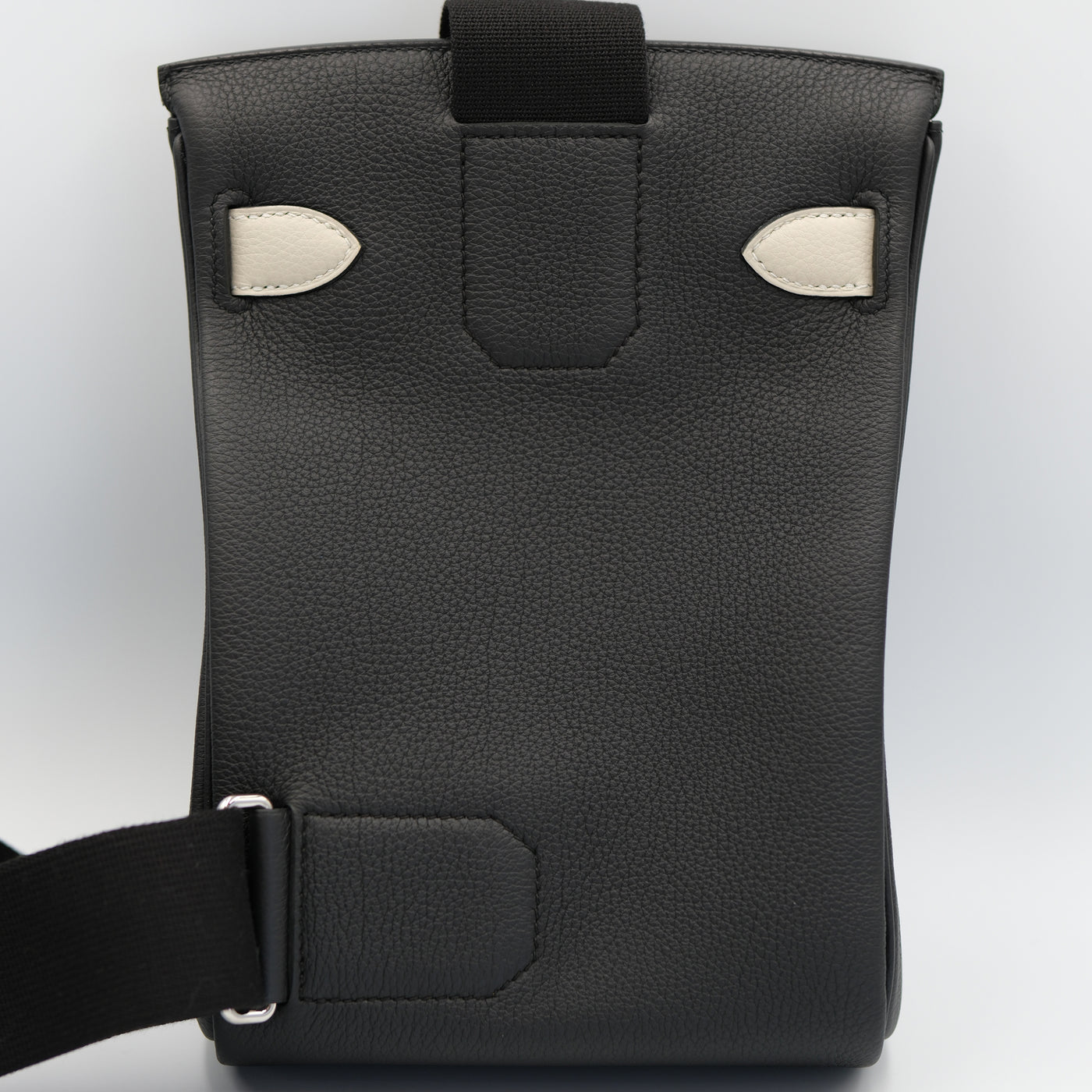Hermes Hac A Dos PM HSS Black Veau Togo with Palladium Hardware