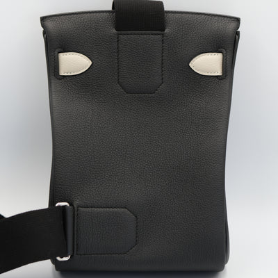 Hermes Hac A Dos PM HSS Black Veau Togo with Palladium Hardware