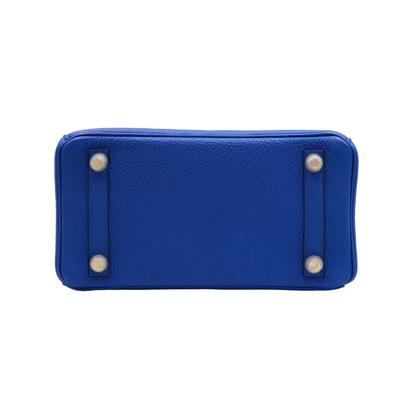Hermes Birkin 25 Bleu Royal Clemence with Gold Hardware