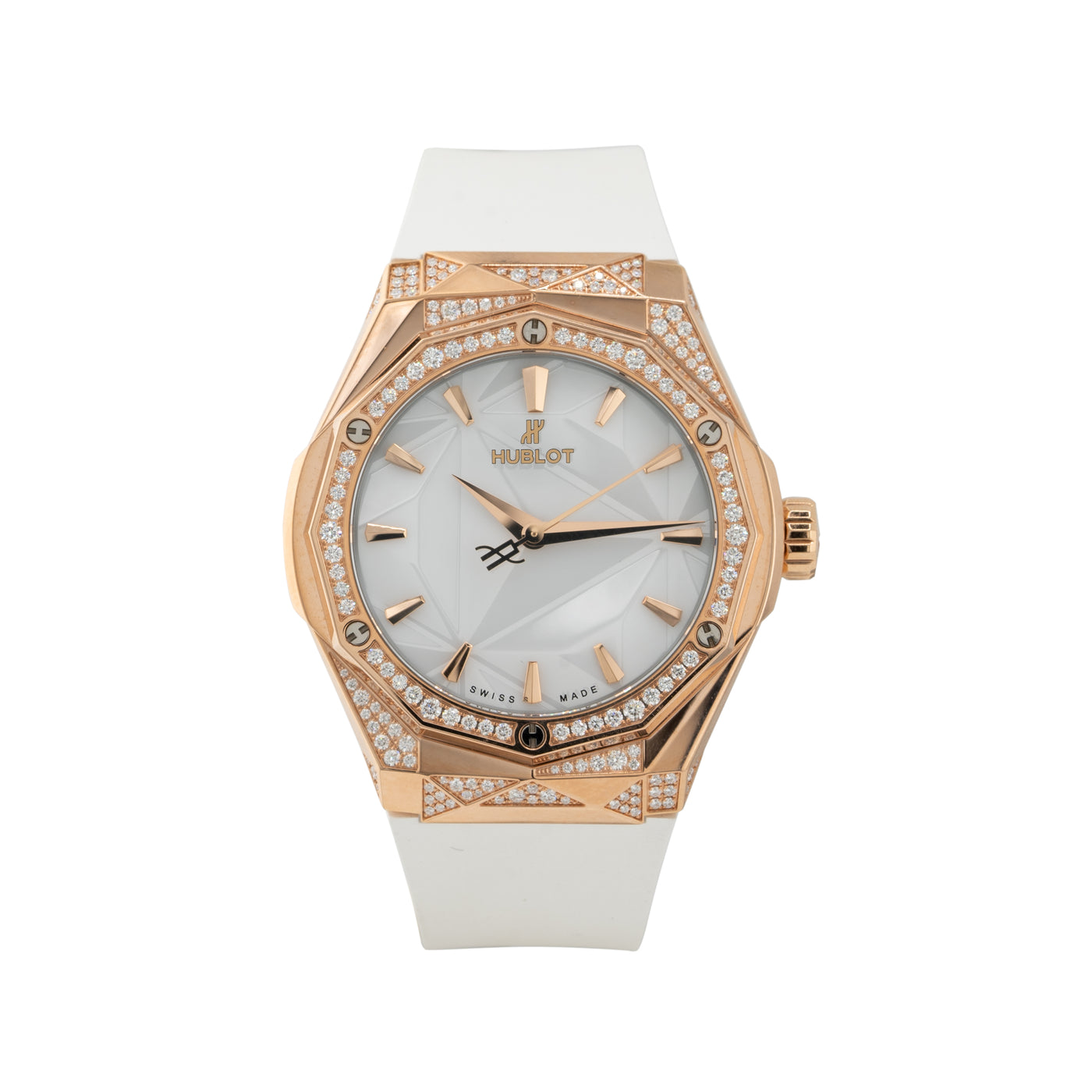 Hublot Classic Fusion Orlinski Rose Gold Diamond Case 40mm – East