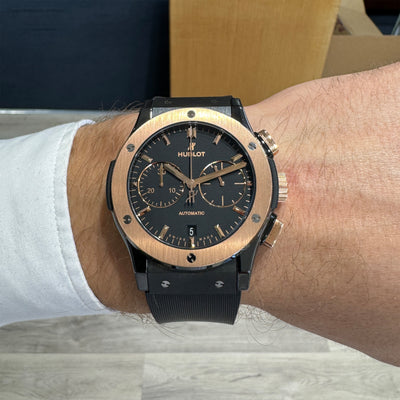 Hublot Classic Fusion Chronograph Ceramic King Gold 45mm