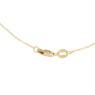 14K Yellow Gold 0.26ct Diamond Station Necklace