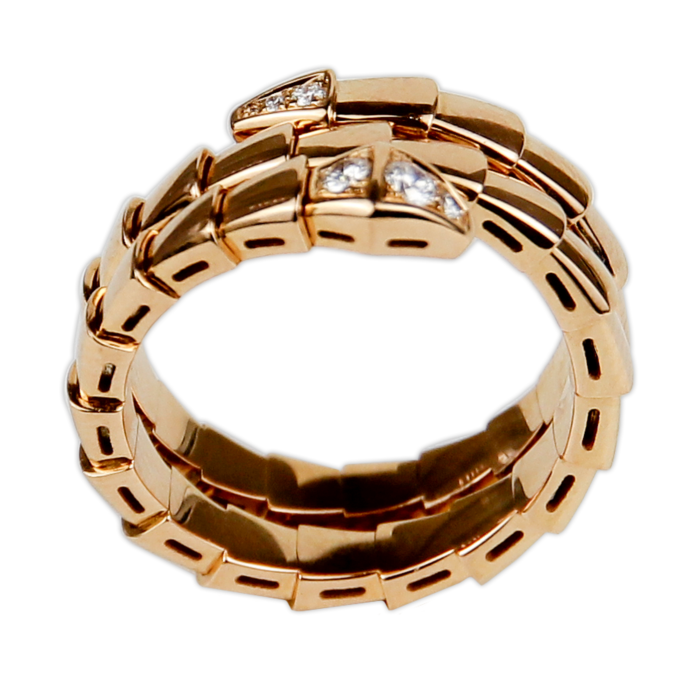 Bulgari Serpenti Viper 0.10ctw Diamond Ring