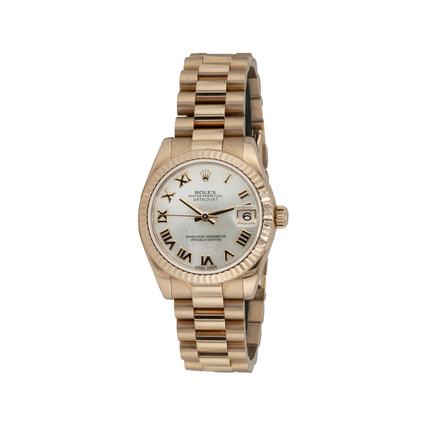 Rolex Datejust 178275 Rose Gold Mother of Pearl Dial (2013)