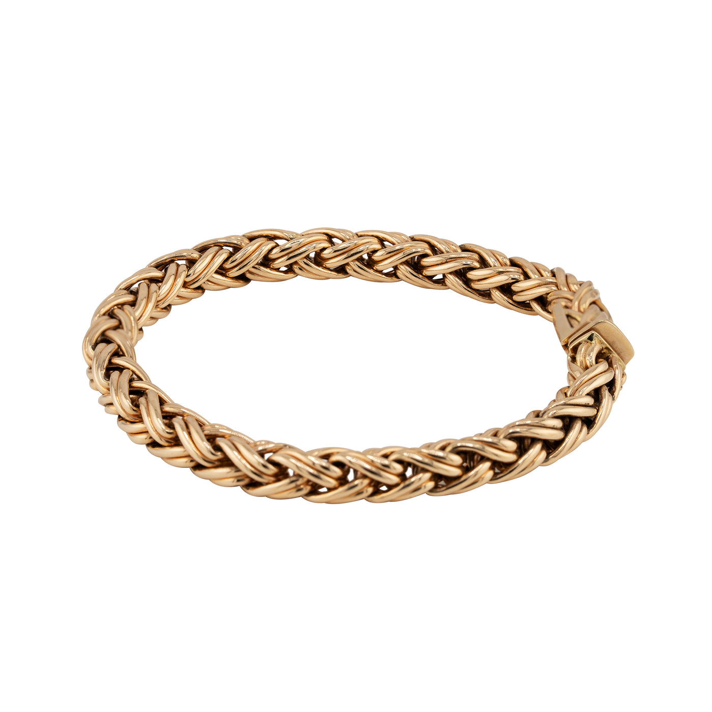 Tiffany 14K Yellow Gold Woven Bracelet – East Coast Jewelry