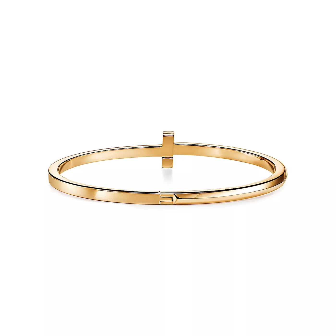 Tiffany & Co. T1 Hinged Bangle in Yellow Gold, Narrow