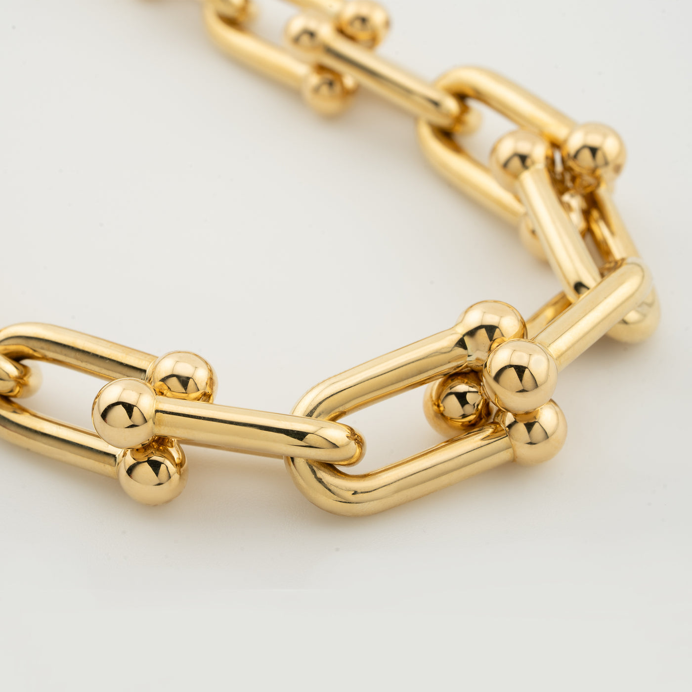 Tiffany & Co. HardWear Graduated Link Necklace in Yellow Gold