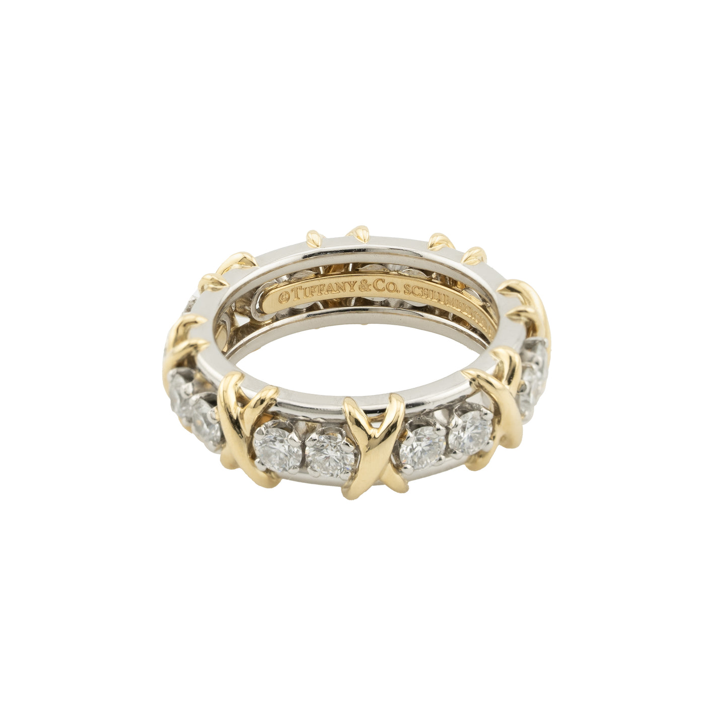 Tiffany & Co. Jean Schlumberger Sixteen Stone Ring in Platinum with Diamonds