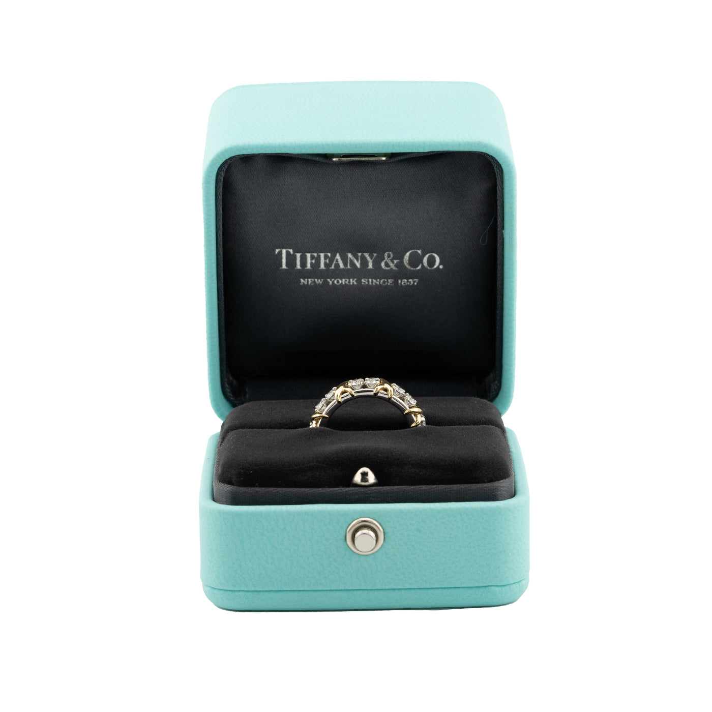 Tiffany & Co. Jean Schlumberger Sixteen Stone Ring in Platinum with Diamonds