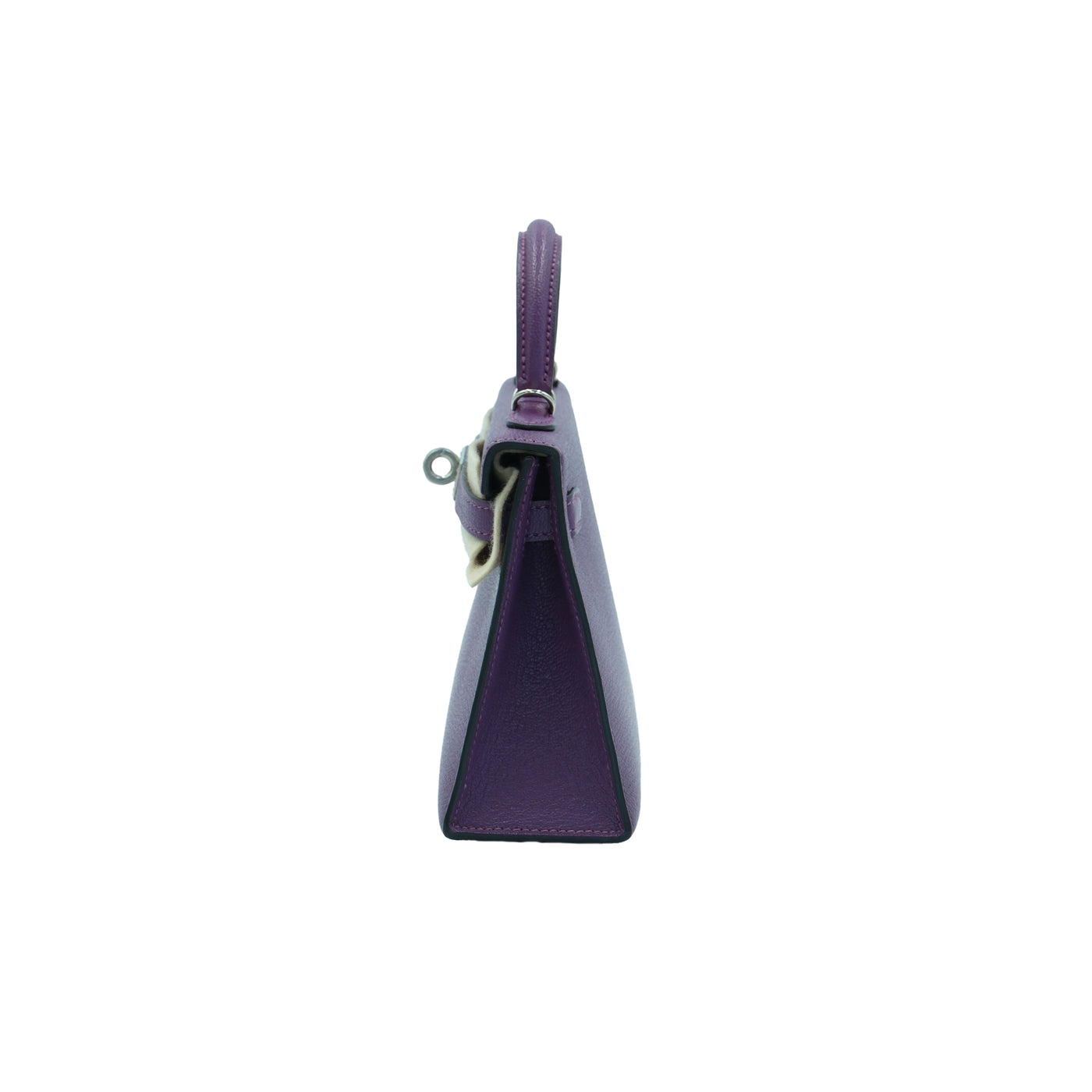 Hermes Mini Kelly II Sellier 20 Anemone Chevre Mysore with Palladium Hardware