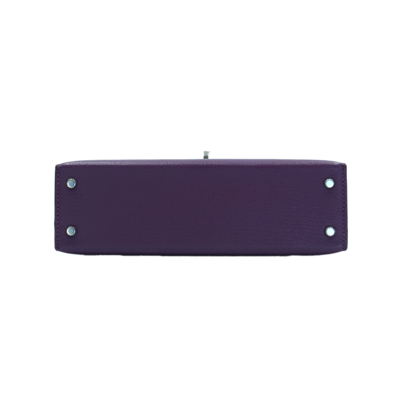 Hermes Mini Kelly II Sellier 20 Anemone Chevre Mysore with Palladium Hardware
