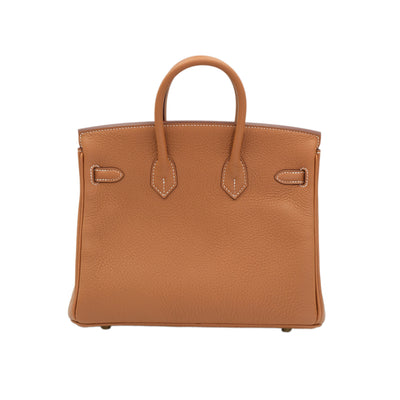 Hermes Birkin 25 Gold Togo with Gold Hardware