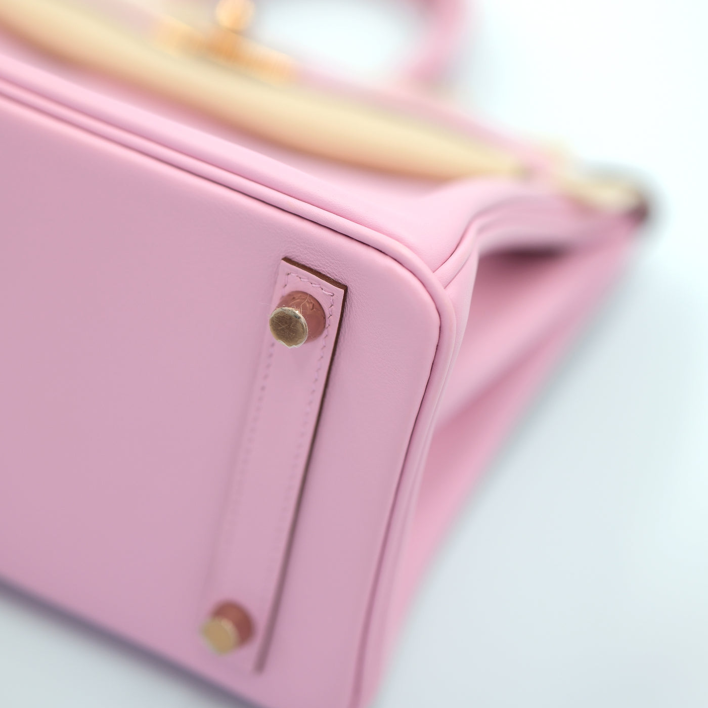 Hermes 2022 Birkin 25 Mauve Sylvestre Swift with Rose Gold Hardware