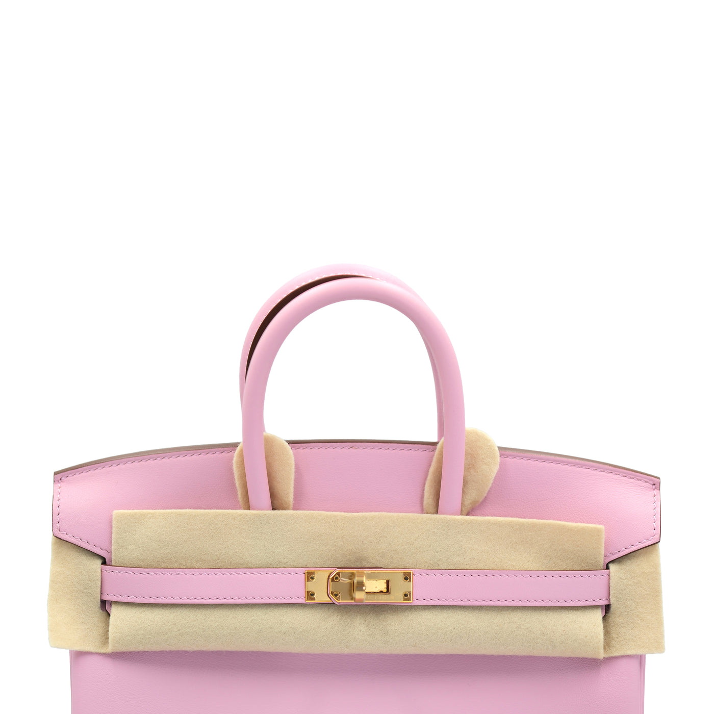 Hermes 2022 Birkin 25 Mauve Sylvestre Swift with Rose Gold Hardware