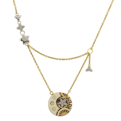 Nouvelle Bague 18K Yellow Gold Diamond Necklace