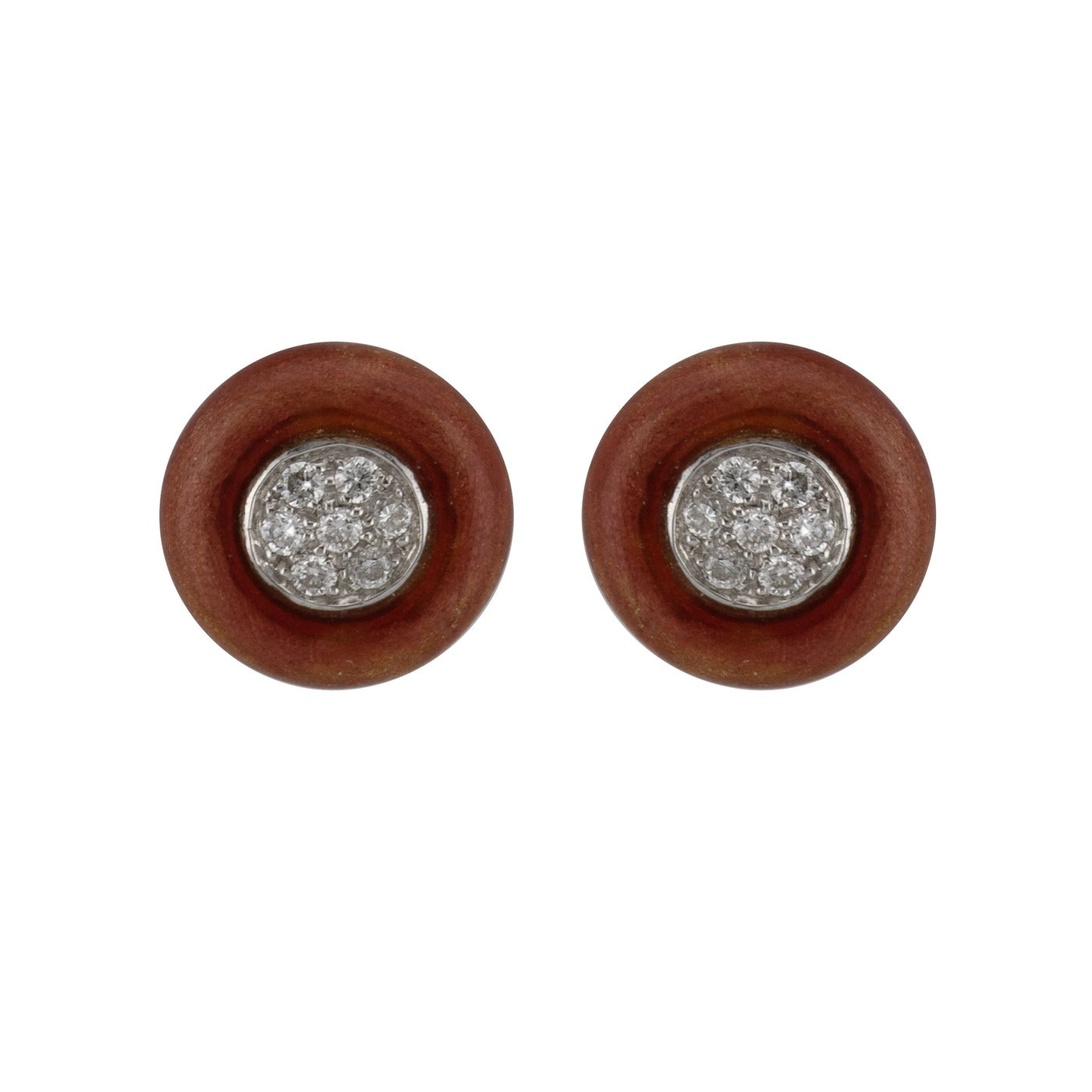 Nouvelle Bague 18K White Gold Diamond Earrings