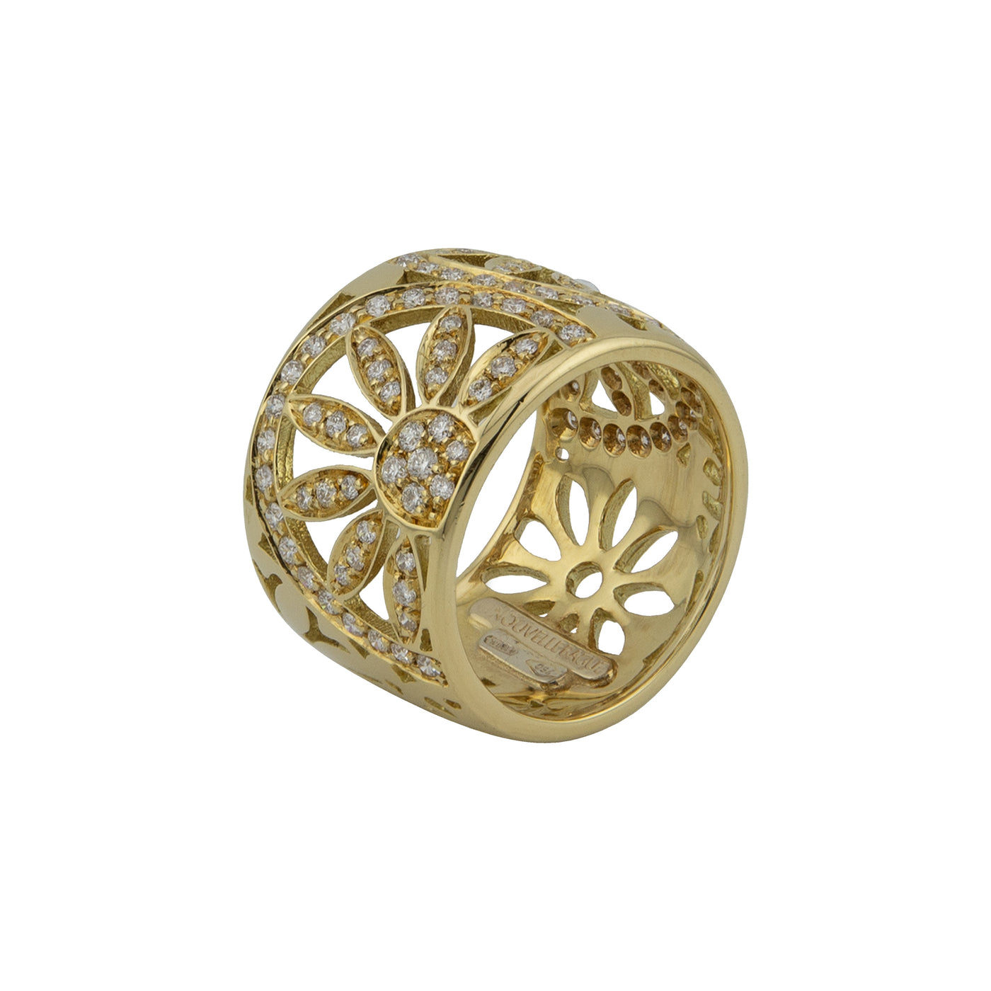 Nouvelle Bague 18K Yellow Gold Diamond Ring