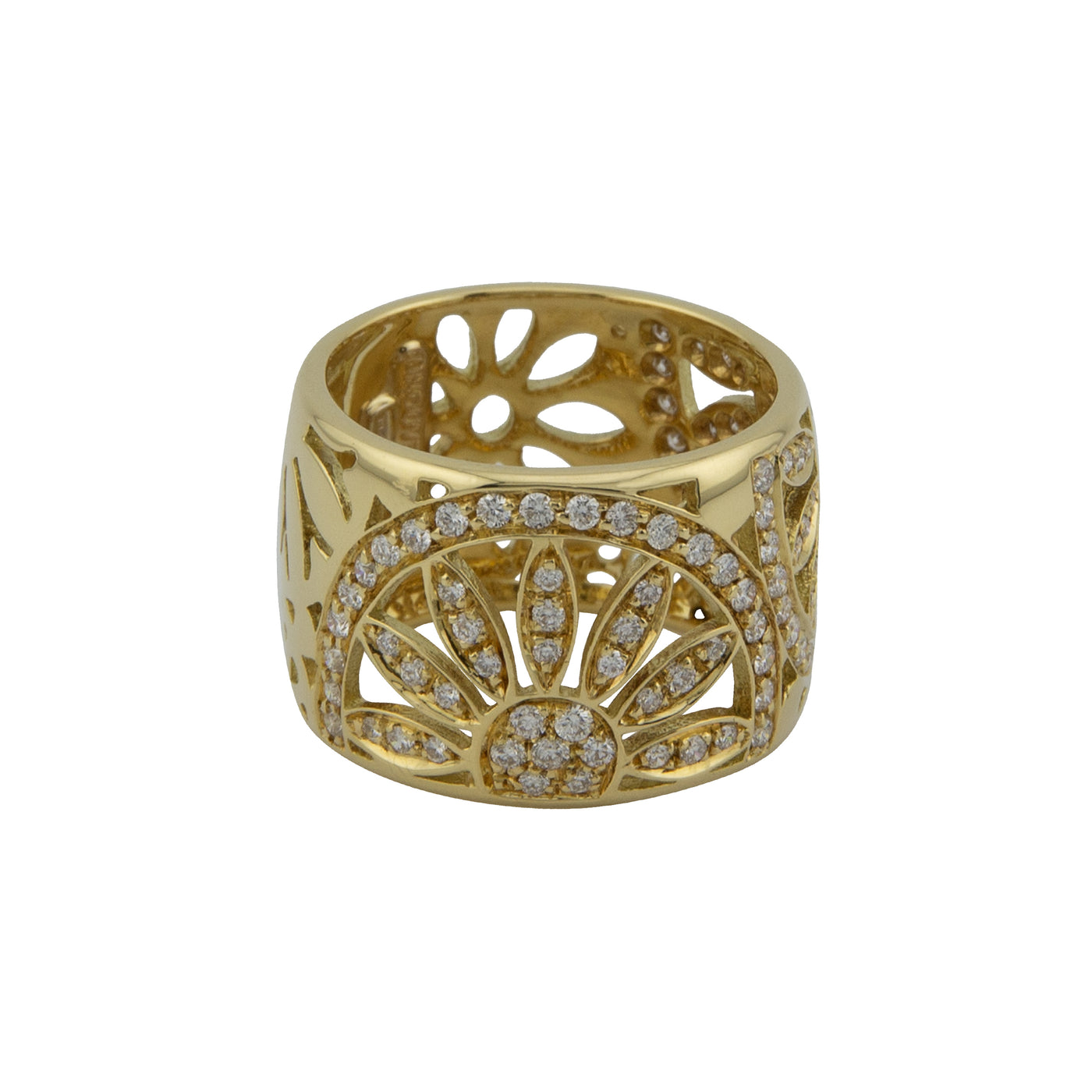 Nouvelle Bague 18K Yellow Gold Diamond Ring