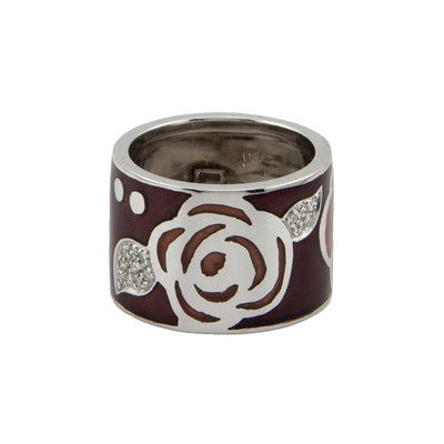 Nouvelle Bague 18K White Gold Diamond Ring