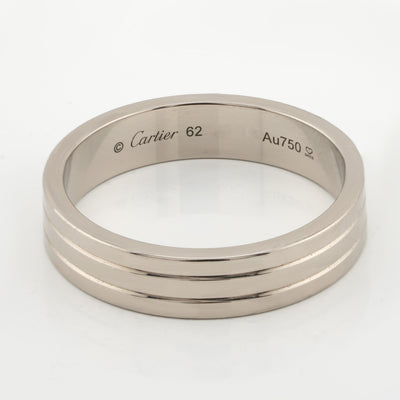 Cartier 18K White Gold Vendome Louis Cartier Wedding Band, 4.8 MM