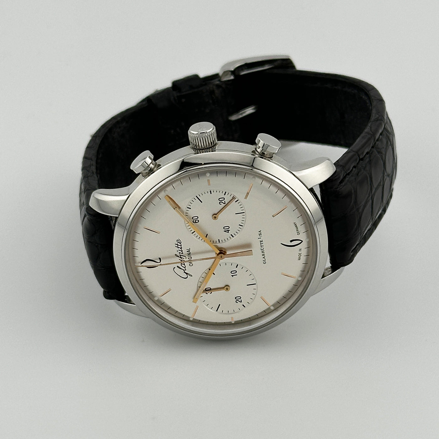 Glashütte Original Sixties Chronograph 1-39-34-03-22-04 (2014)