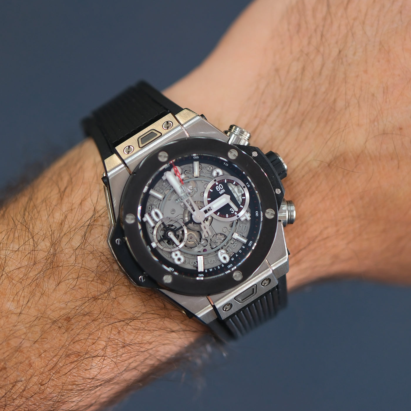 Hublot Big Bang Unico Titanium 42mm Skeletonized Ceramic Bezel