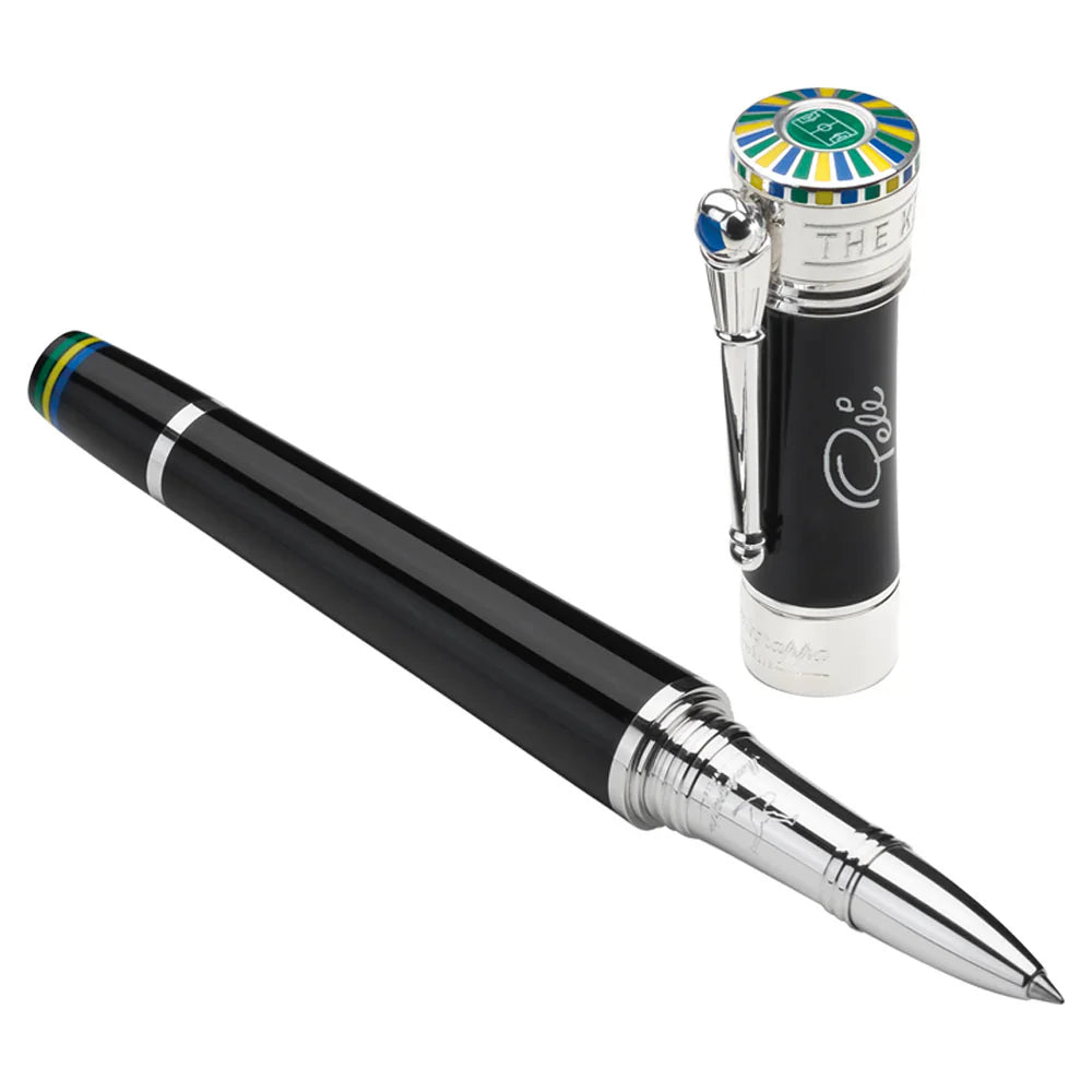 Montegrappa Pele Icons Silver Rollerball Pen