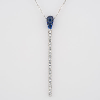 Jacob & C Match Sapphire Diamond Necklace