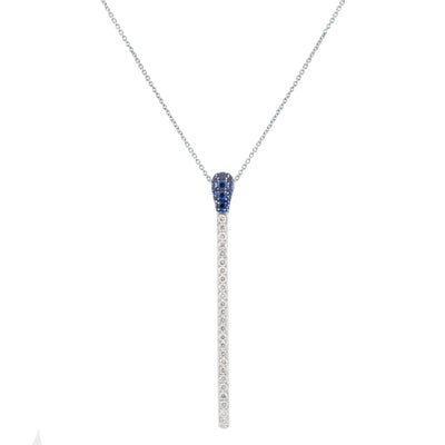Jacob & C Match Sapphire Diamond Necklace