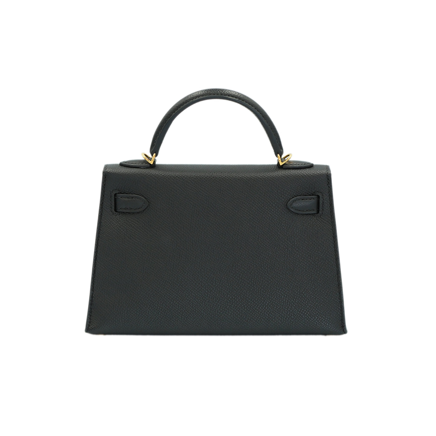 Hermes Mini Kelly Sellier 20 Noir Epsom with Gold Hardware