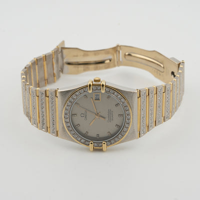 Omega Constellation with Diamonds