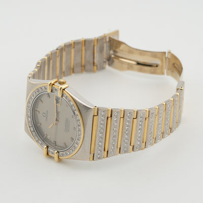 Omega Constellation with Diamonds